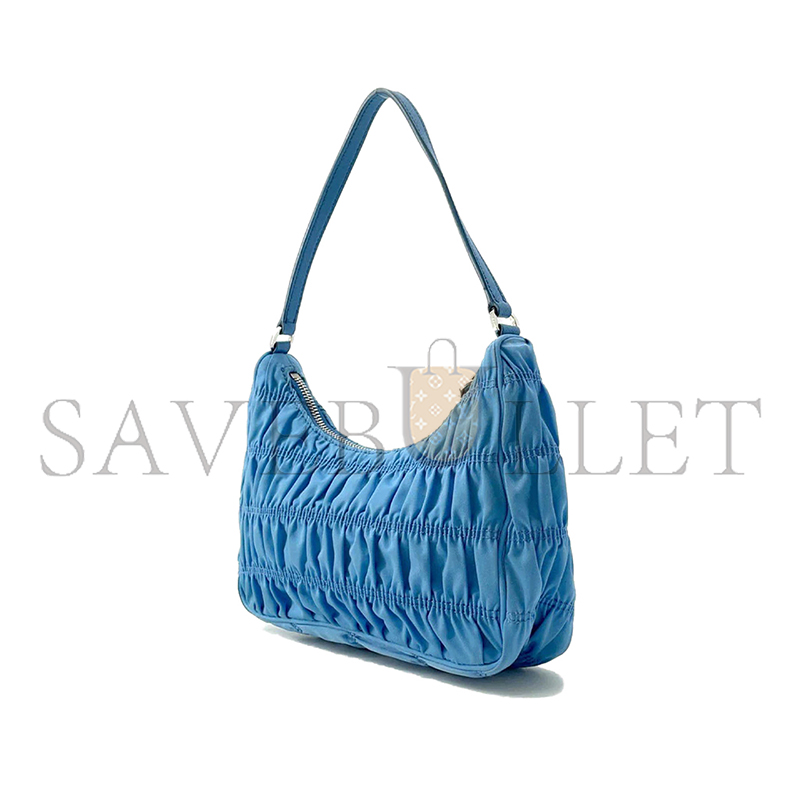 PRADA NYLON AND SAFFIANO LEATHER MINI BAG 1NE204 (22*13*6cm) 